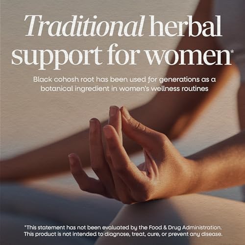 Nature's Way Herbs Black Cohosh Root Capsules, Vegan, 180 Count - image 2