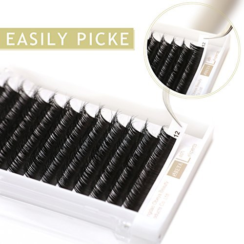 3D Mink Lash Extensions Individual Mink Lashes Private Natural False Eyelashes Real Mink Lash Extensions Mixed Length 8-14mm (EL-DM-Dmix)