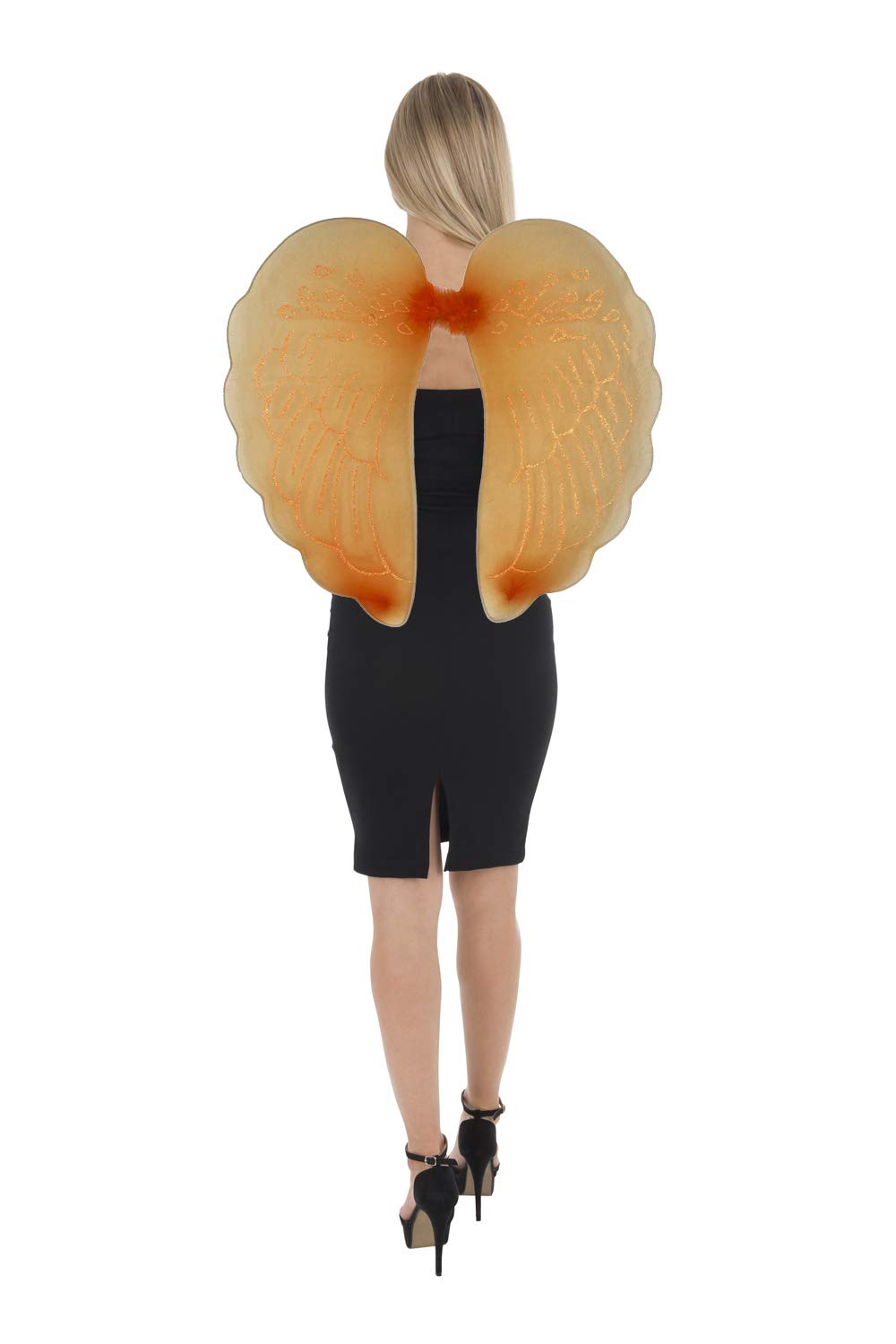 Zac's Alter Ego Fancy Dress Large Angel Mesh Wings