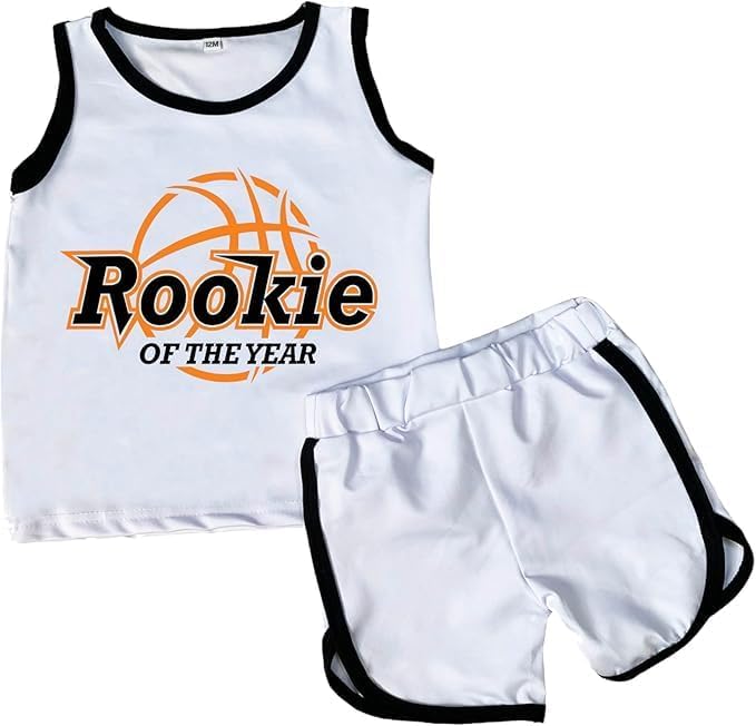 Rookie of The Year First Birthday Baby Boy Custom Jersey for One Year Old Outfit