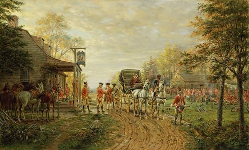 Passando gli avamposti sulla Old Kingsbridge Road pintura de lienzo para decorar la oficina