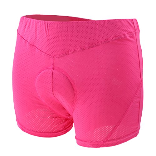 LEIPUPA Calções de Ciclismo Roupa Interior de Camada Baixa Calças Curtas com Gel Acolchoado para Mul