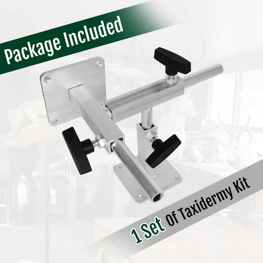 WIKIBB Aluminum Taxidermy Mount Kit Taxidermy Stand 3-Axis Mount Universal for Small and Large Taxidermy Projects Specialized Stands