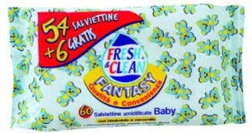 Fresh & Clean Salv.Baby Fantasy Ricarica 60Pz