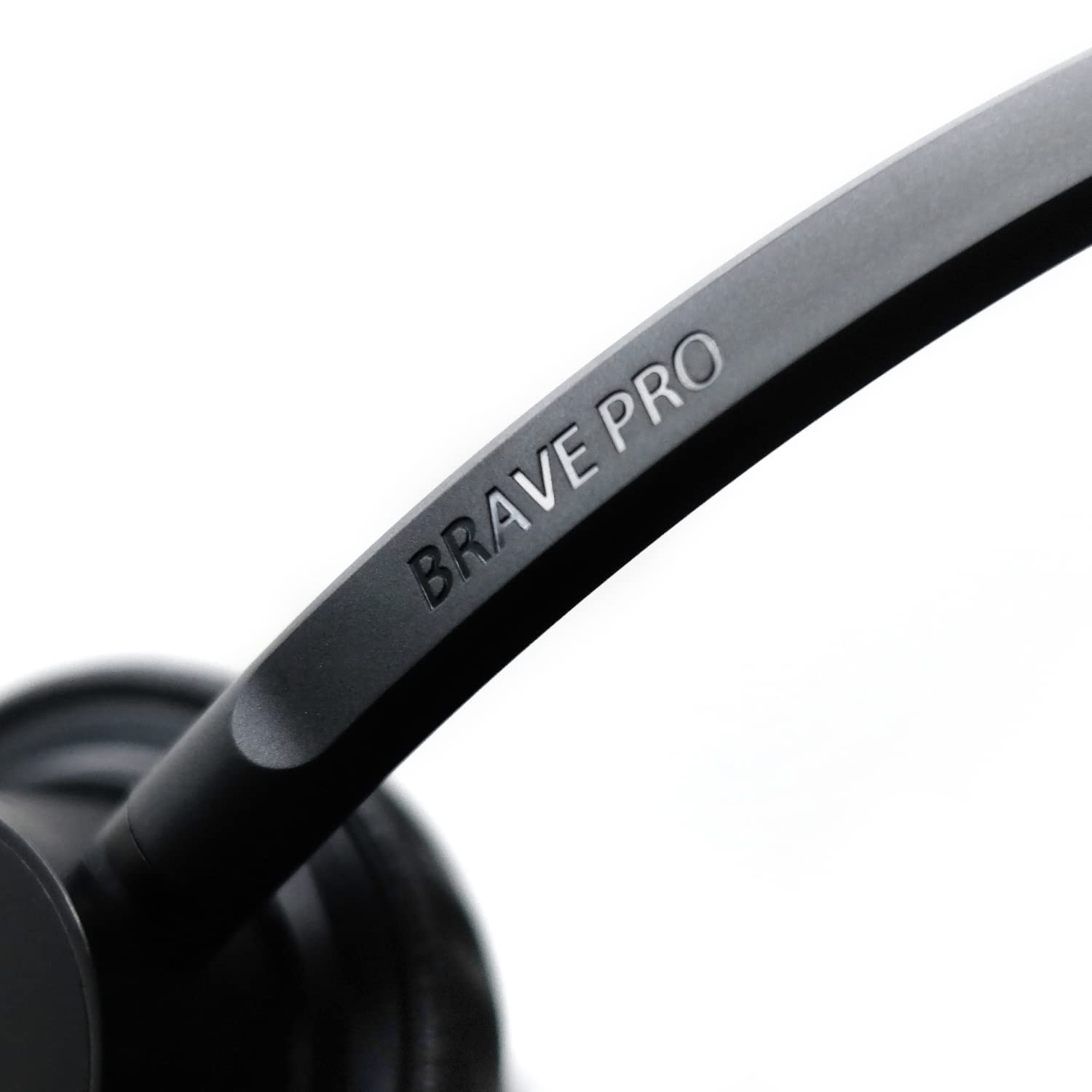 SPC Brave Pro – Auriculares Profesionales con micrófono y cancelación de Ruido, conexión USB-A + AUX, Control Remoto en Cable, Almohadillas con Acabado en Polipiel, Sonido estéreo, Color Negro
