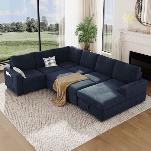 Best Sofa for Large Person: Top Spacious Sectional Couches Reviewed 5 Vesgantti 113.6