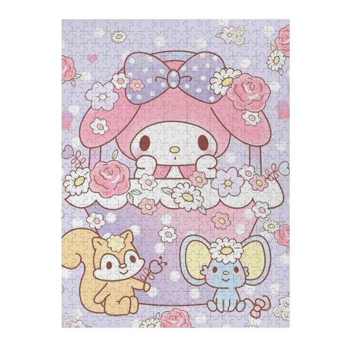マイメロディ ジグソーパズル 子供 大人用 減圧 脳開発知恵玩具 子供用 パズル 初心者 パズル キャラクター 誕生日 プレゼント 500ピース