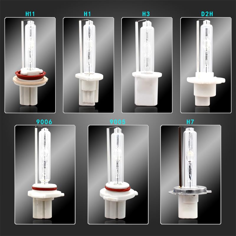 1 coppia di lampadine allo xeno HID 6000K 75W/100W for fari auto H1/H4/H7/H11/H3/880/D2S(H1)