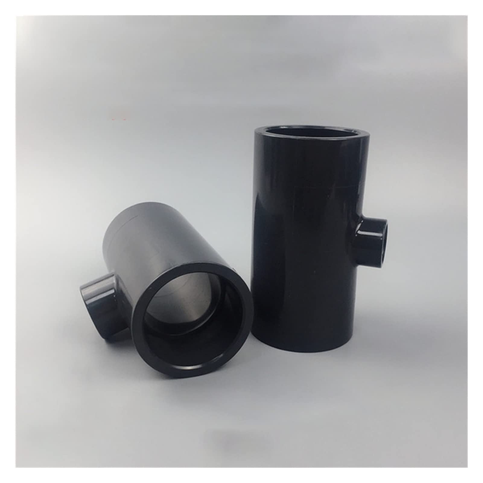 HMTE Accesorios de tubería de Agua de plástico UPVC en T de Diferentes diámetros 1 Pieza (Color : 1 Pcs, Thread Specification : ID 50 X ID40mm) (1 Pcs ID 50 X ID32mm)