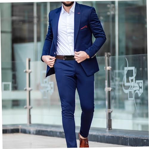 BESPORTBLE 1pc Men Automatic Buckle Leather Belt Waistband for Work Outings and Everyday Use Elegant Design for Gentlemen3