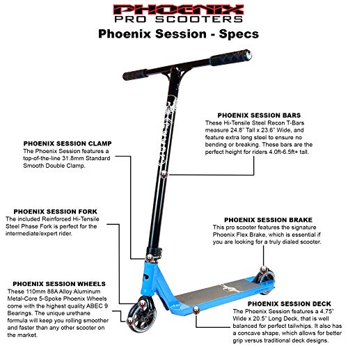 Components & Parts Phoenix Pro Scooters 31.8mm Standard Chrome Phoenix