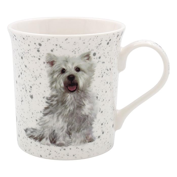 The Leonardo CollectionLesser & Pavey British Designed Coffee Mug | Ceramic Coffee Mugs for Home or Work | Large Mugs for Hot Drinks | Tea and Coffee Cups (Westie Mug)