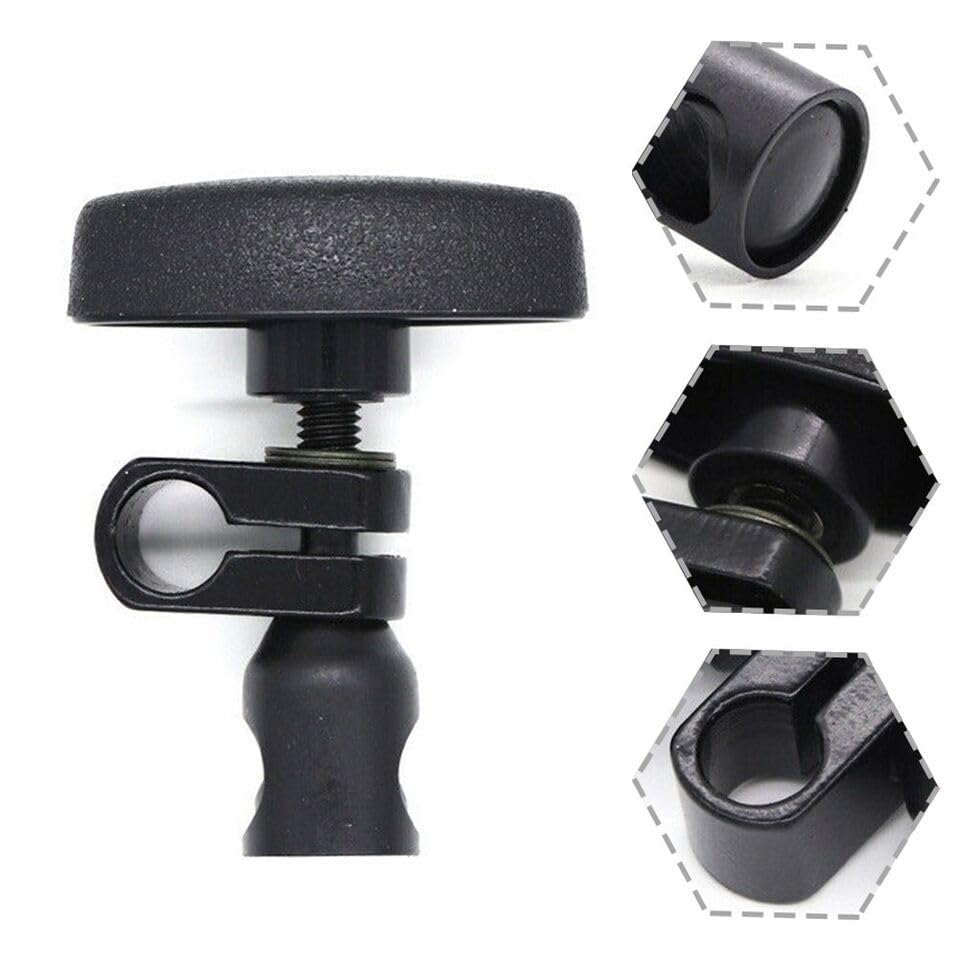 DREAWOO Black Sleeve Lever Rotary Dovetail Clamp Chuck Cover Fit for Dial Test Indicator