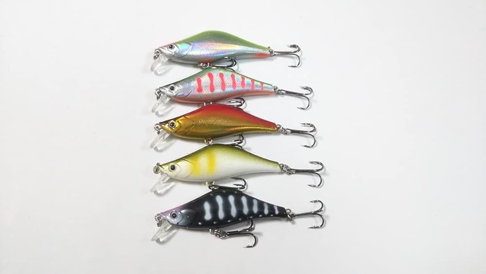 渓流ミノー トラウトミノー 5.5cm 5g 5個セット 渓流ミノー シンキング