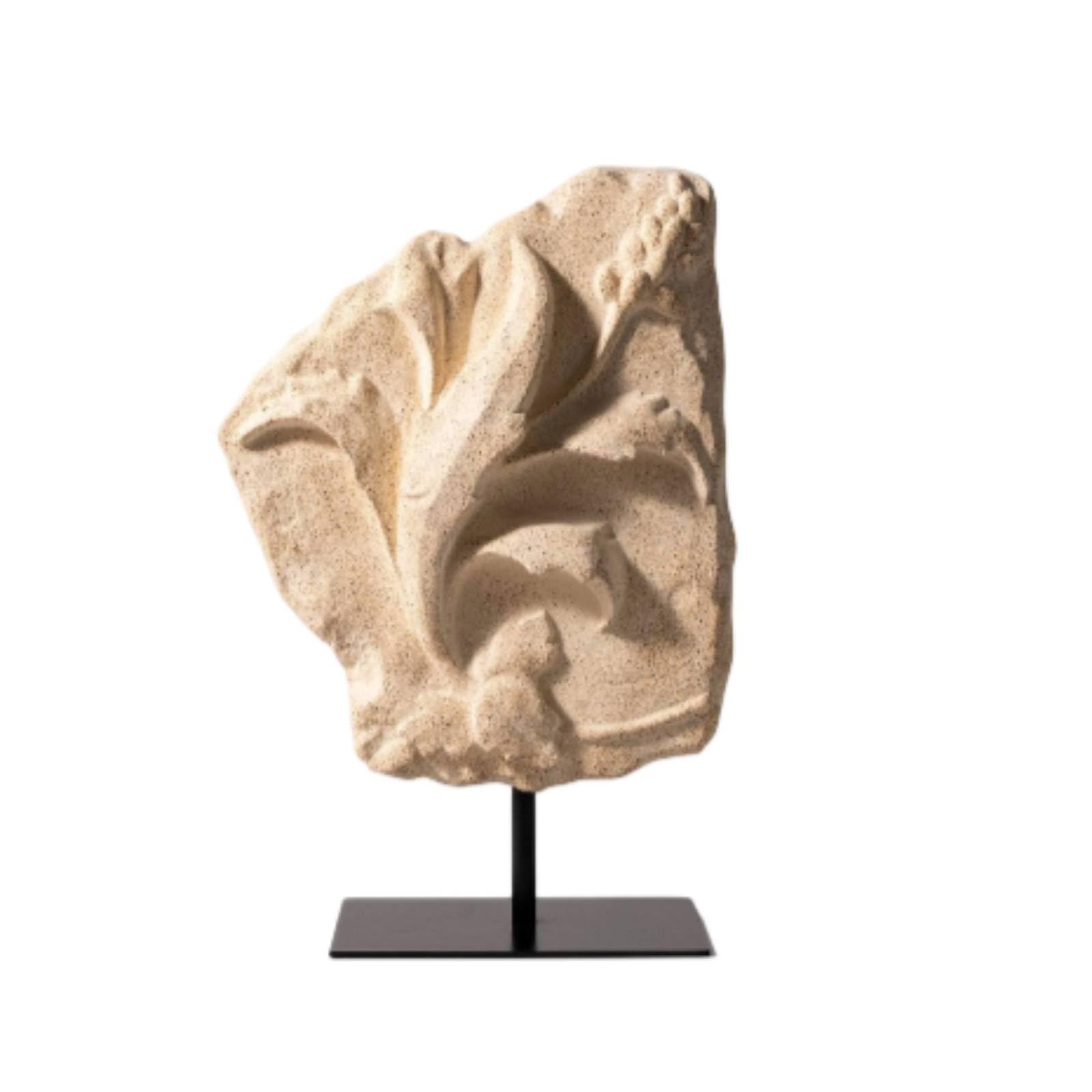 Ornement résine effet pierre et élément de sculpture décorative d'intérieur
