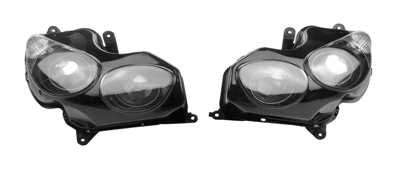 Feux Additionnels Moto pour Ninja pour ZX14R pour ZX-14R pour ZZR 1400 2006-2011 Ensemble De Phares De Moto Phare Avant Lampe Frontale
