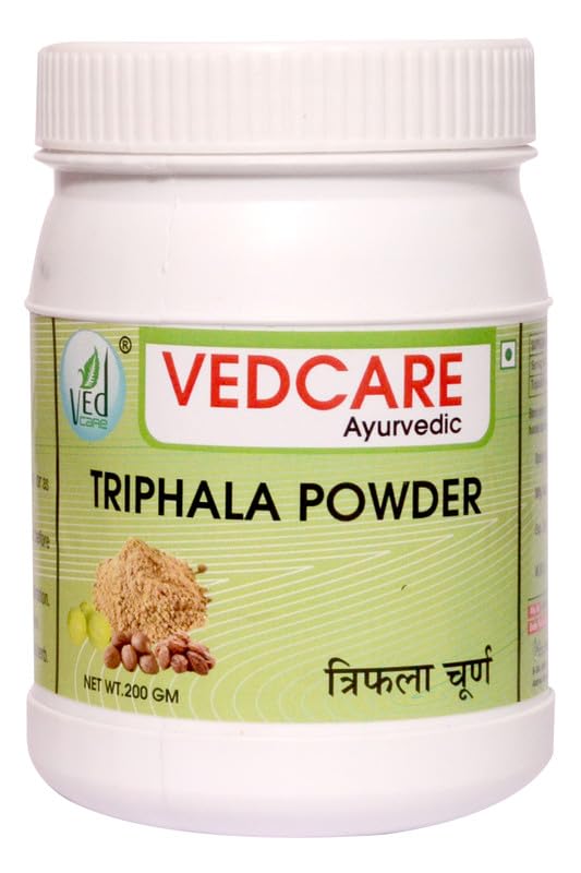 Vedcare Triphala Powder Herbal Powder Helps Relieve Gas, Acidity