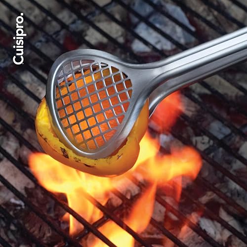 Cuisipro Stainless Steel Wide Grill/Fry Tongs, 12-Inch - image 8