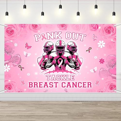 Toile de fond de sensibilisation au cancer du sein pour octobre rose et bannières