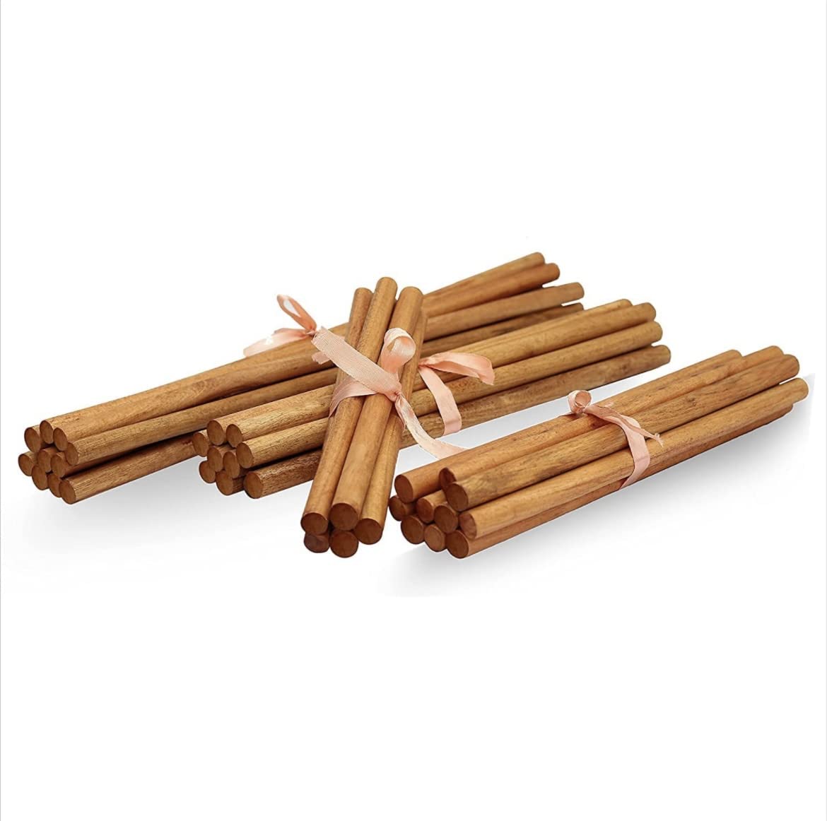 BLOOMAX® 14mm × 18 Inch Wooden Dowel Rods (±0.5mm Tolerance) – Pack of 50 | Premium Polished Hardwood Sticks | Smooth Splinter‑Free Dowels for DIY Crafts, Macramé & Furniture Repairs | Made in India 1