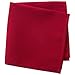 DII 100% Spun Polyester Table Top Collection, Napkins, 18x18, Red, 6 Piece