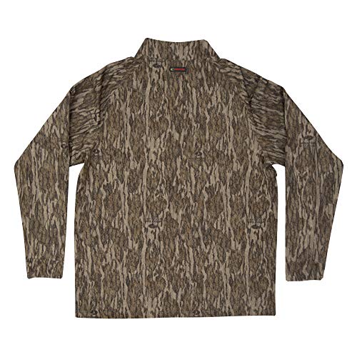 Mossy Oak Men's Hunting Shirts Lightweight Camo Tibbee Tech Stretch Quarter Zip2