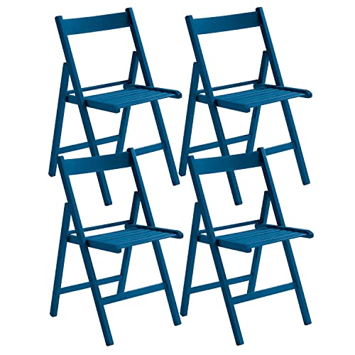 Sillas Plegables Madera Jardin Marca THINIA HOME