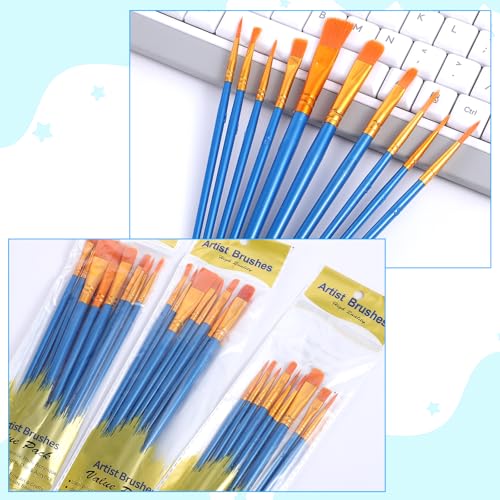 Set de 30 Pinceles para Pintura Acrílica, Detallado Fino miniatura 5