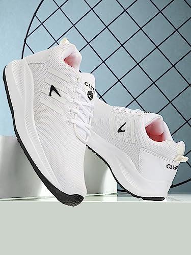 Image of CLYMB Men's Jimmy Black Orange Mesh Lace-Ups Walking /Outdoor /Gym & Traning /Running Sports Shoes