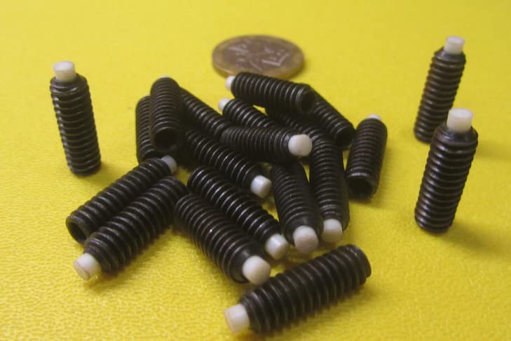 Black Oxide Steel Nylon Tip Set Screw 1/4