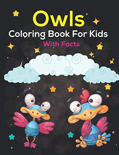 Owls Coloring Book for Kids with Facts: Cute Owls Coloring Book for Toddler and Kids Ages 3-8,Doodles Adorable Hedgehogs Hermit Crabs Art Activities ... for Adults,Advice on Choosing Color image 2