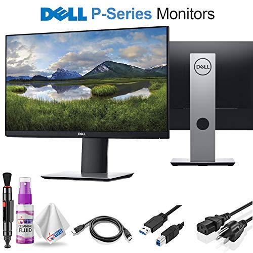 Dell P2419H 23.8" 16:9 Ultrathin Bezel IPS Monitor P2419H with Wire Straps, Dust