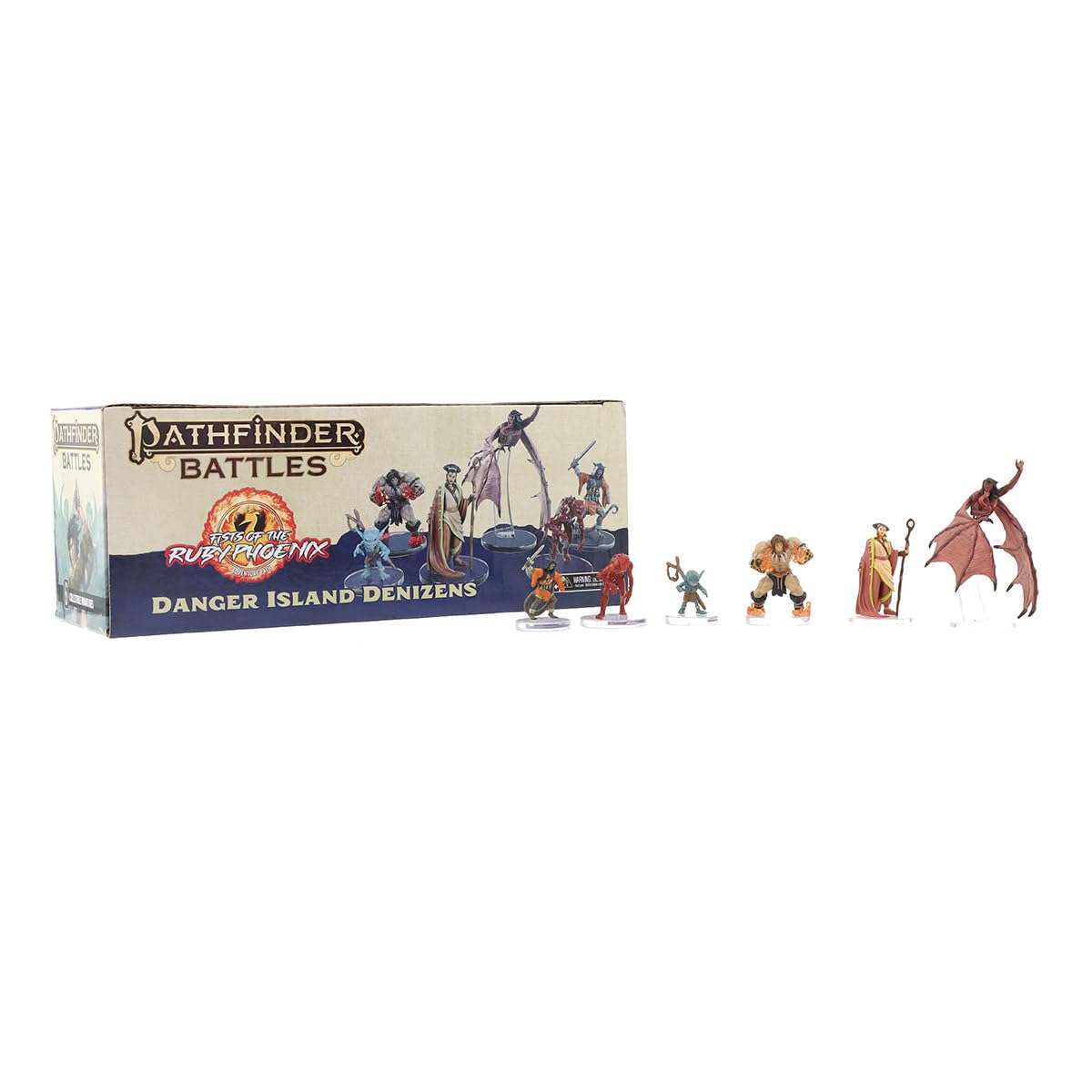 WizKids Pathfinder Battles: Fists of The Ruby Phoenix - Danger Island Denizens Boxed Set