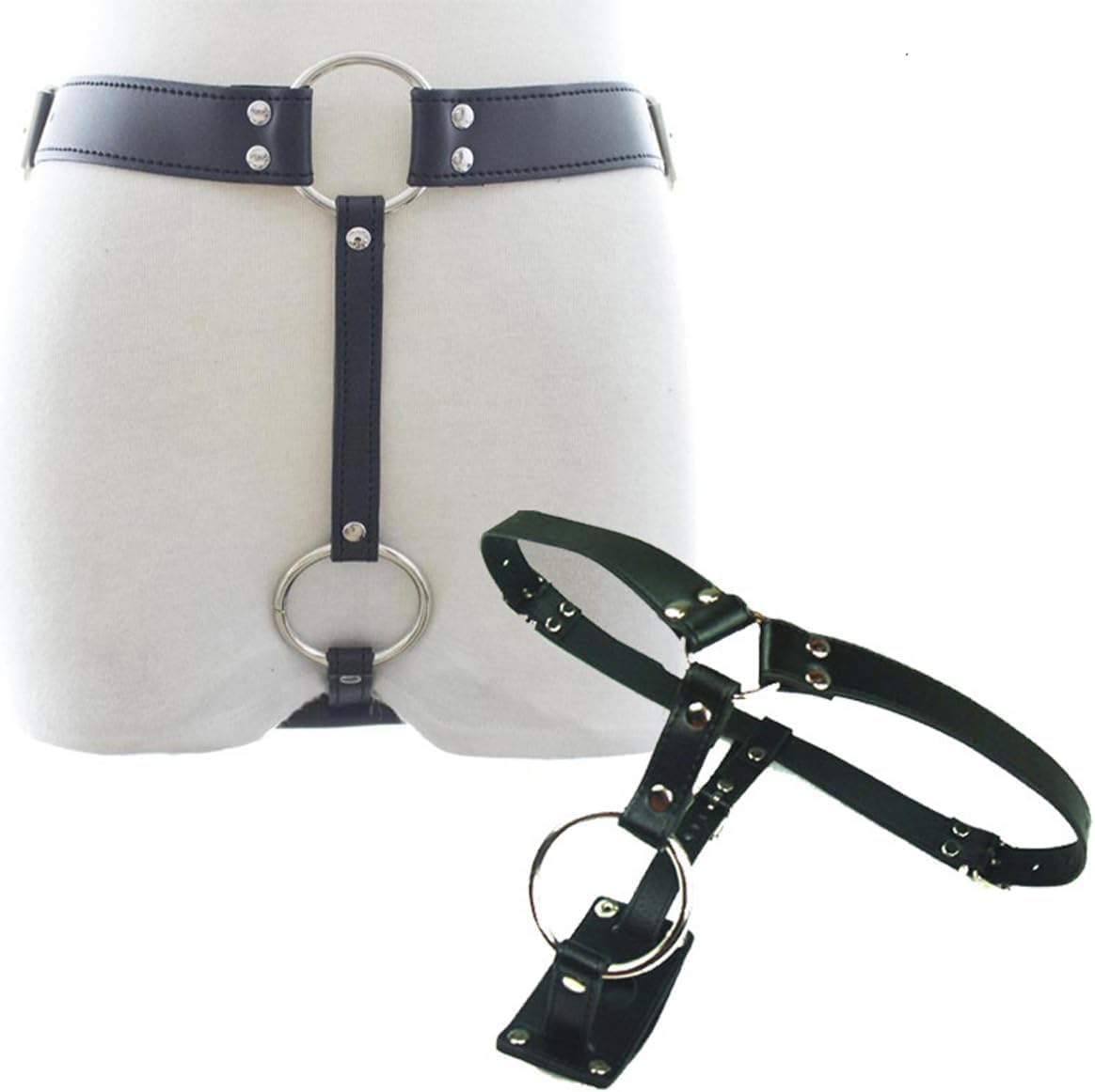 Amazon.com: Men's Chastity Belt Anal Plug Chastity Belt for Men Restraint  Adjustable Leather Chastity Pants Anti Off Device Strap Adult SM Bondage  Sex Toys : Health & Household