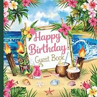 Guest Book : Hawaiian Guest Book Includes Gift Tracker and Picture Memory Section to Create a Lasting Keepsake to Treasure Forever 1727037758 Book Cover