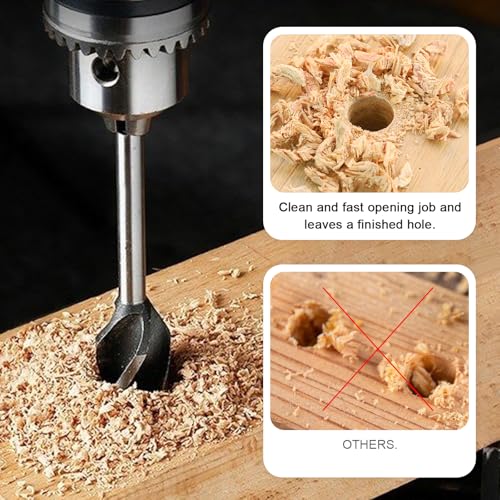 hsawbit Wood Drill Bit Set, 8pcs Auger Drill Bit Set Extra Long Wood Drill Bits 10mm/12mm/14mm/16mm/20mm/22mm/25mm/32mm x 155mm 5 hsawbit Wood Drill Bit Set, 8pcs Auger Drill Bit Set Extra Long Wood Drill Bits 10mm/12mm/14mm/16mm/20mm/22mm/25mm/32mm x 155mm - Image 5