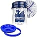 Produktbild detailmate Profi Set Auto Reinigung: Wasch Eimer 5 GAL (ca. 20 Liter) / Gamma Seal Eimerdeckel blau/Grit Guard Einsatz blau