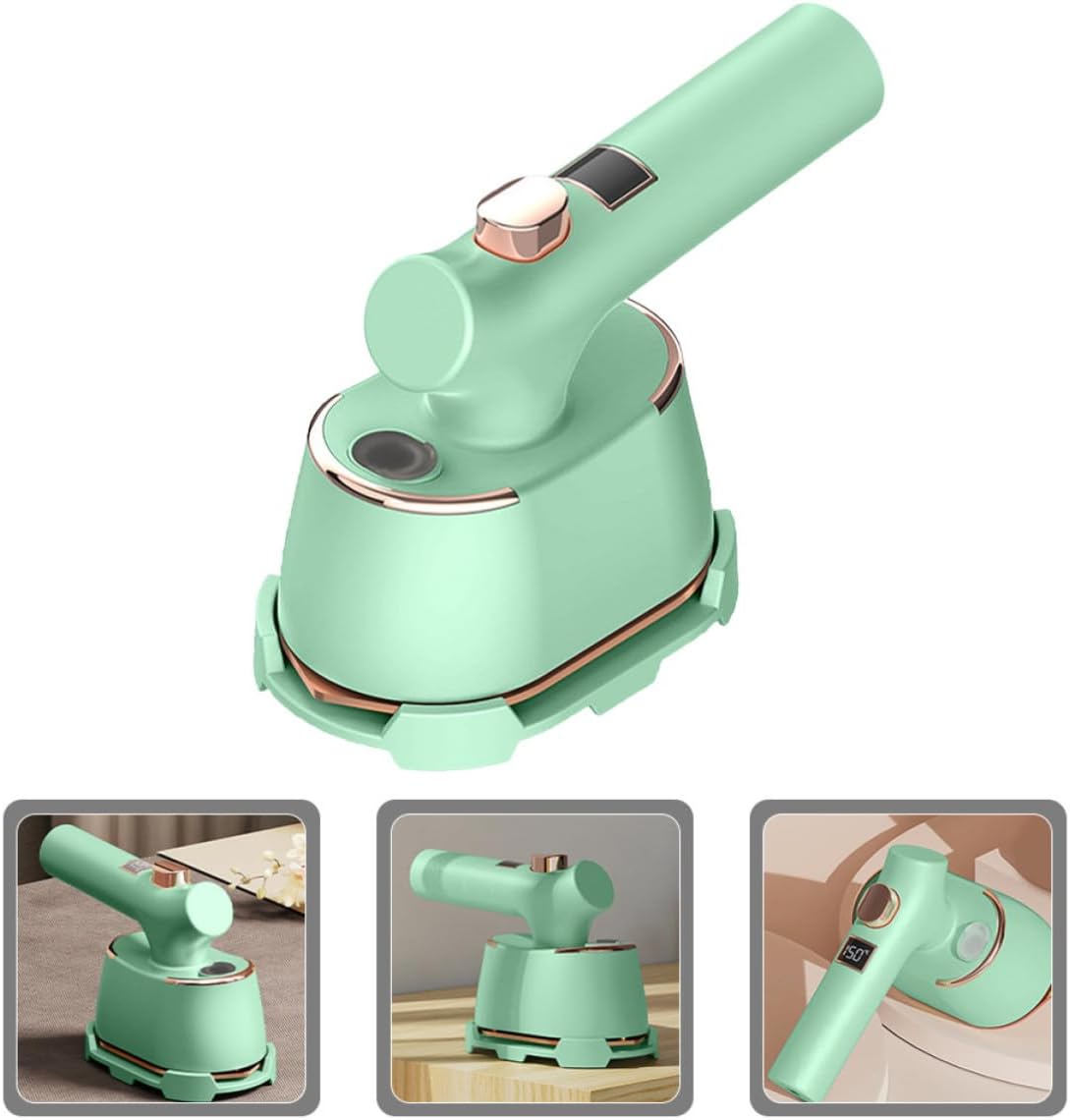 Portable Handheld Mini Travel Steamer for Clothes with 50ml Water Tank, Car-friendly, Rotatable and Foldable Design for Use in Rvs and Cars
