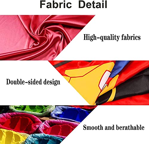 Image of Superhero Capes for Kids Halloween Costumes and Dress up - Superhero Toys Capes 4-10 Year for boys birthday party Gifts