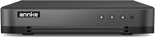ANNKE Grabadora de video digital de seguridad de 16 canales 1080P Lite con detección AI de humanos/vehículos, compresión de video H.265+ para