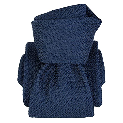 Cravate Grenadine Beverly Bleu Intense pour Vos Réunions Business et Mariages Chic