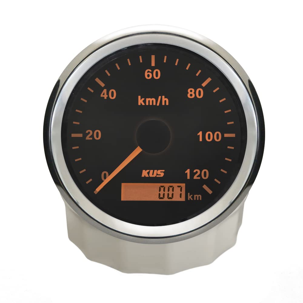 Compteur De Vitesse GPS Universel - Odomètre 0-120 Km/h - étanche IP67 - Pour Voiture, Camion, Bateau - 6