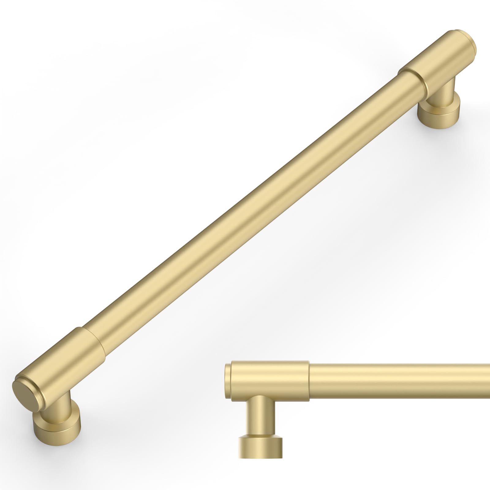 Amerdeco 10 Pack Champagne Bronze Cabinet Pulls 5 Inch(128mm) Hole Center Drawer Pulls Cabinet Hardware Kitchen Cabinet Handles for Bathroom ZH0075 — Amazon image 15