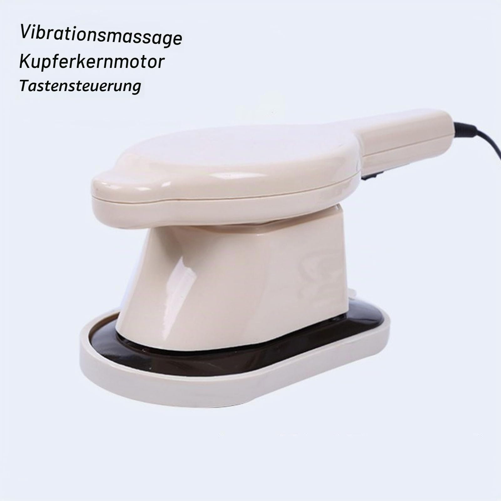 Hand-Elektro-Körper-Massage gerät, Muskel-Entspannung, Ermüdung, Eisen-förmige Heiß kompresse Körper-Hals-Tiefe Gewebe-Massage gerät mit 3 Massage-Köpfen für Bauch, Taille, Arm