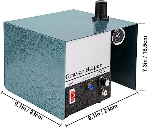 Grabador neumático ZIJINGY de un solo extremo con impacto de 1400 RPM para grabado 6