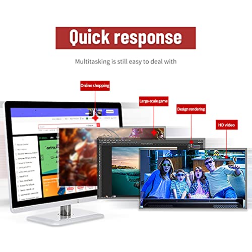 Image of 16GB DDR5 RAM, DDR5 4800MHz RAM Plug and Play Practical for Desktop Computer (White)