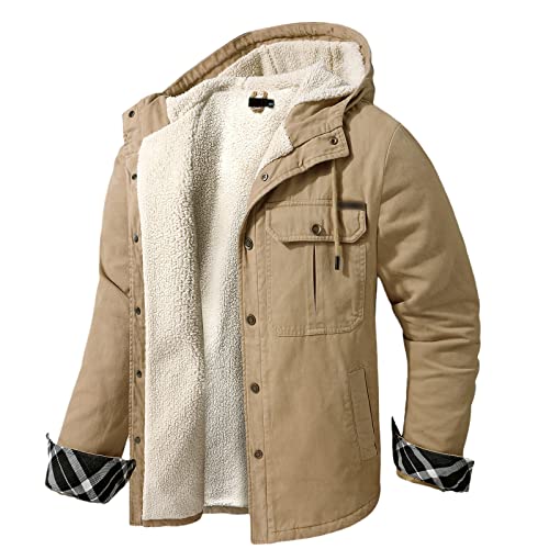 Parka d'hiver homme épaisse et coupe-vent haut de gamme XS