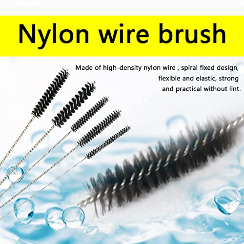 Carburetor Carbon Dirt Jet Remove Cleaner Tool Kit, Airbrush Cleaning Kit, 10 Cleaning Needles With 5 Brushes, Suitable For Motorcycle Atv Moped #TOP3