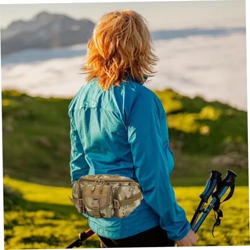 Riñonera de caza de gran capacidad y camuflaje impermeable para pesca 4