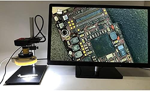 顕微鏡観察 50倍100倍ビデオ顕微鏡カメラ、視野産業調節可能ズームCS Cマウントレンズ(100X)
